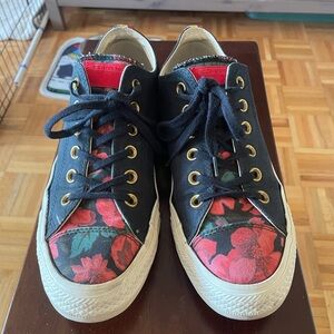 Converse Low Top Floral Sneakers